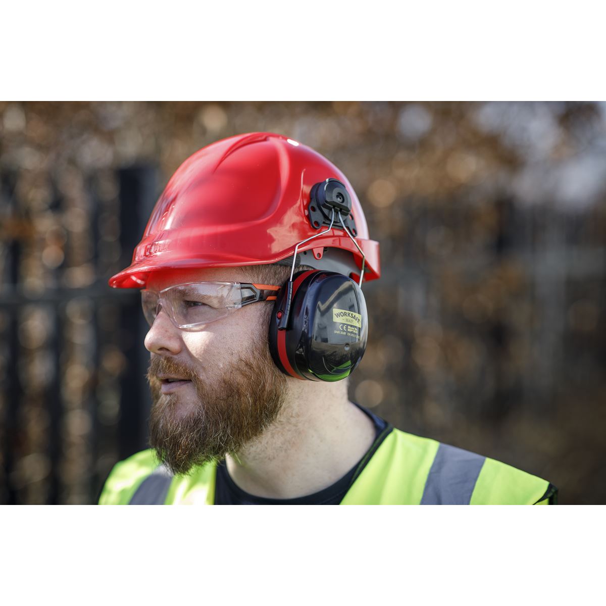 Worksafe by Sealey Deluxe Clip-On Ear Defenders