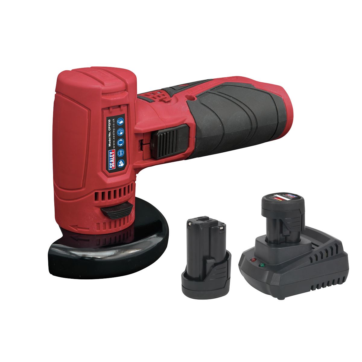 Sealey Angle Grinder Kit Ø75mm 12V SV12 Series - 2 Batteries 