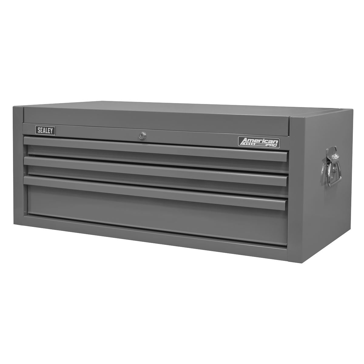 Sealey American PRO® Topchest 3 drawer - Grey  White Rose Tools