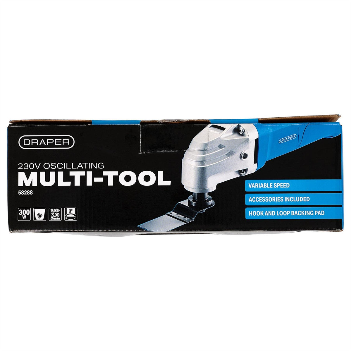 Draper Storm Force 230V Oscillating Multi-Tool 300W 58288  White Rose Tools