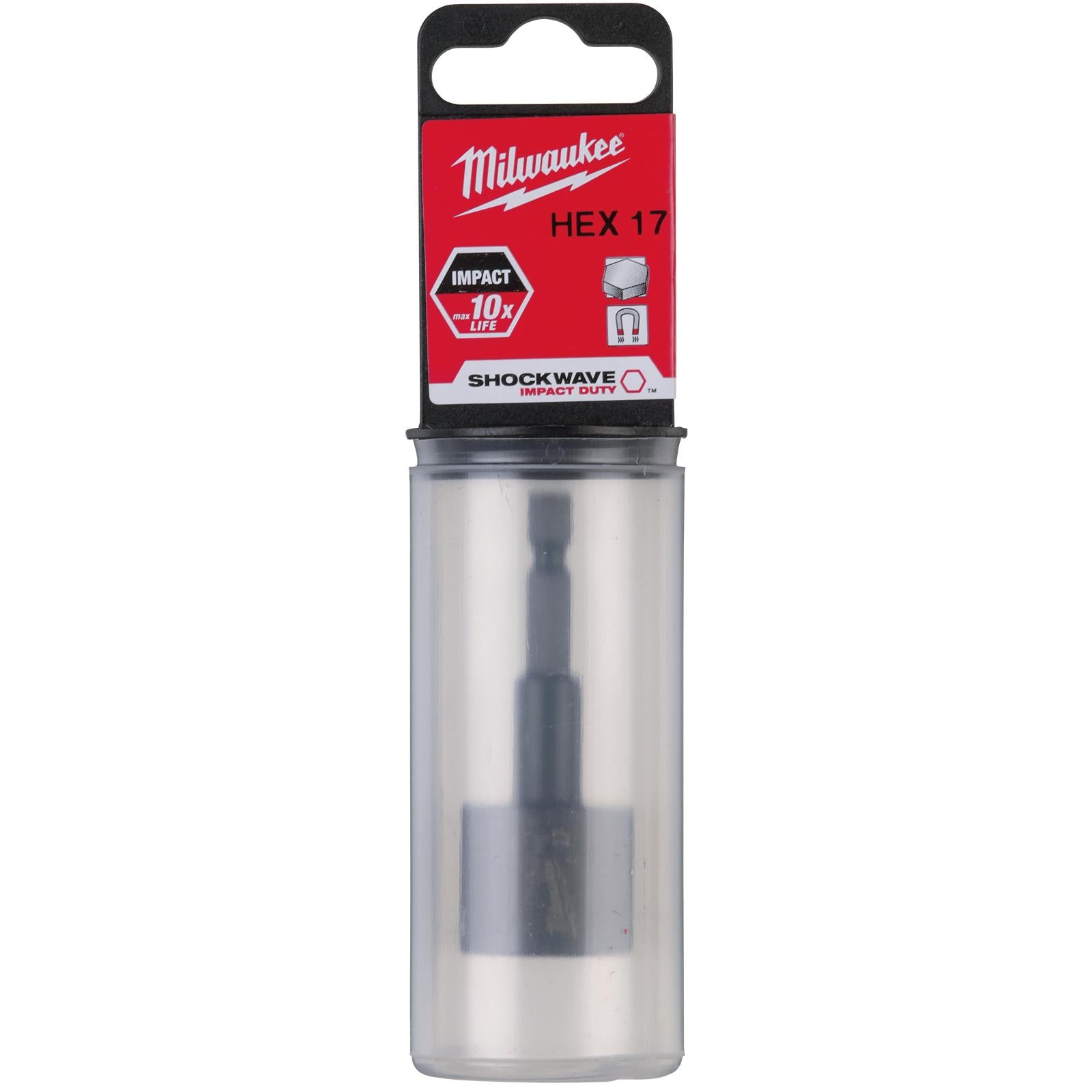 Milwaukee Magnetic Nut Driver Shockwave Impact Duty 1/4" Hex Shank Nut Runner 