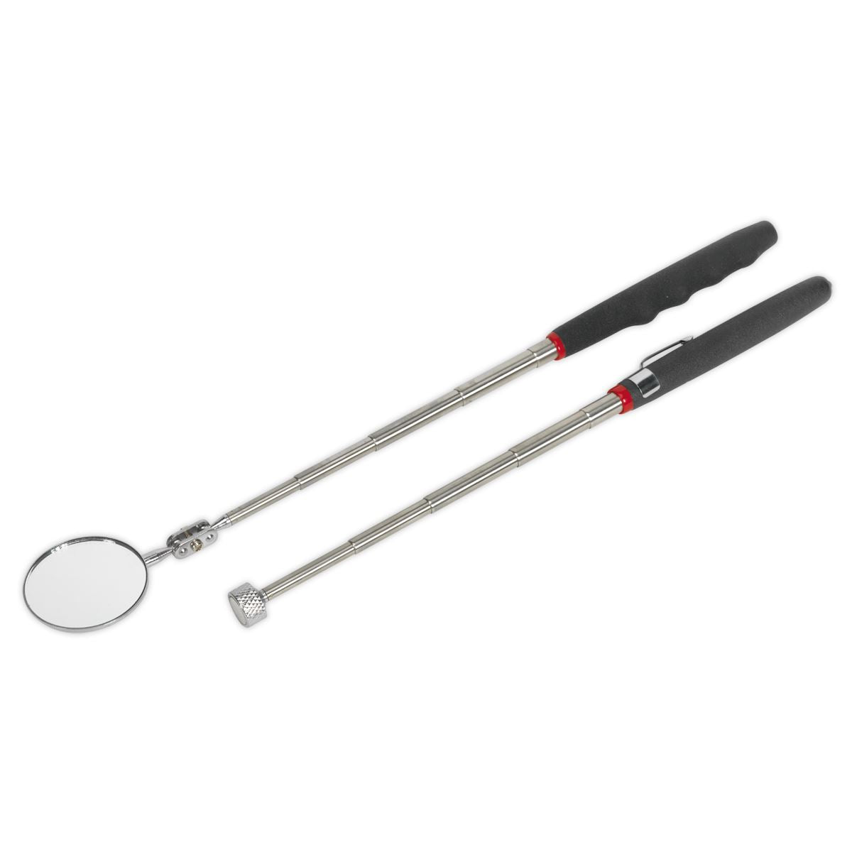 Siegen 2 Piece Inspection Mirror & Pickup Tool Set