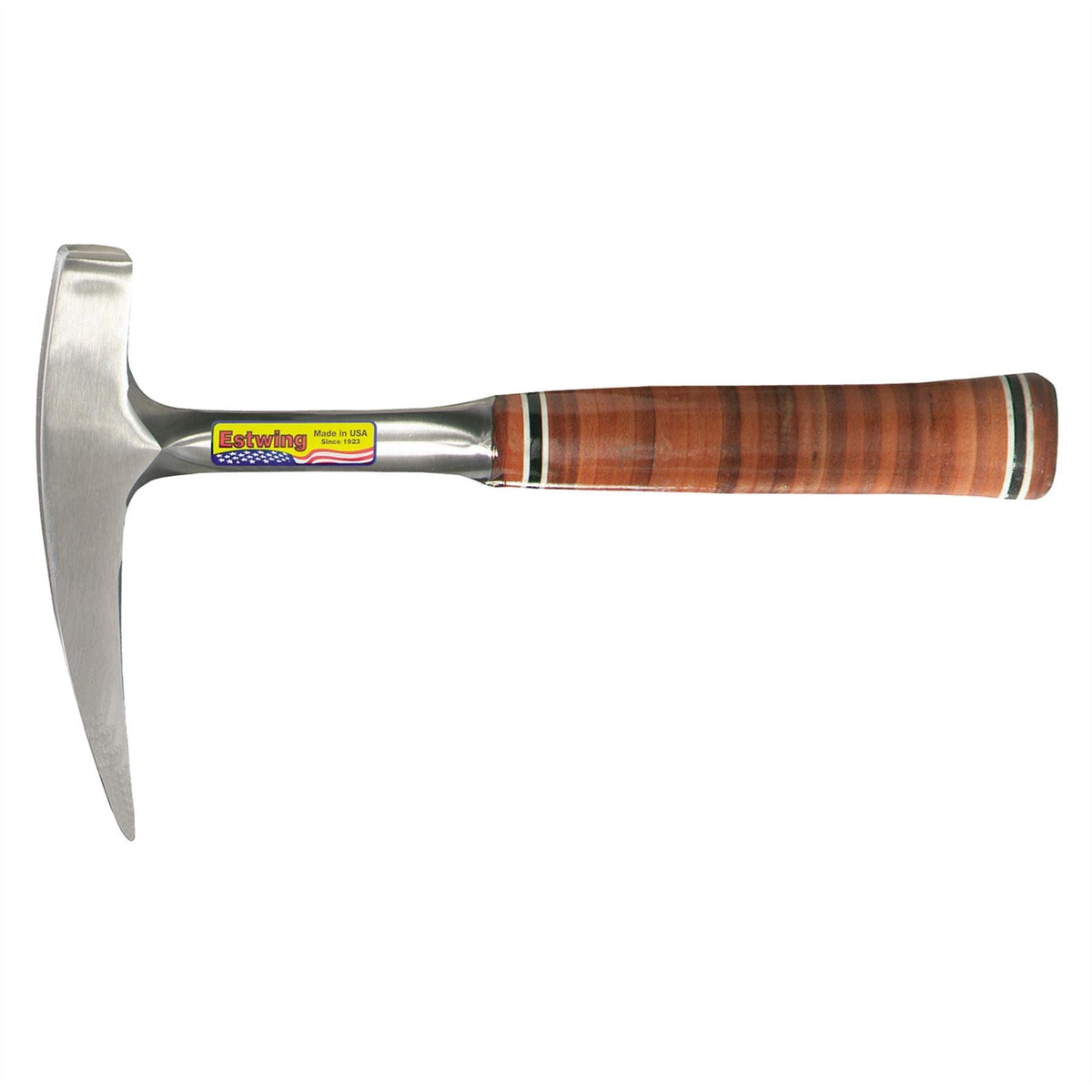 Estwing E30 Pointed Tip Rock Pick with Leather Grip 22oz/616g 23584  White Rose Tools