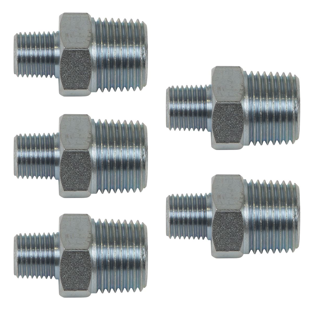 PCL Reducing Union 1/2"BSPT to 1/4"BSPT - Pack of 5 