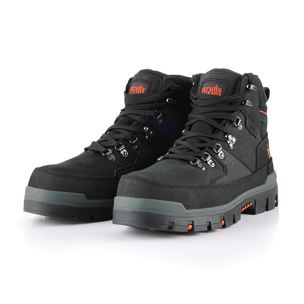 Scruffs Rugged Safety Boot Workwear Black - Choose Size 