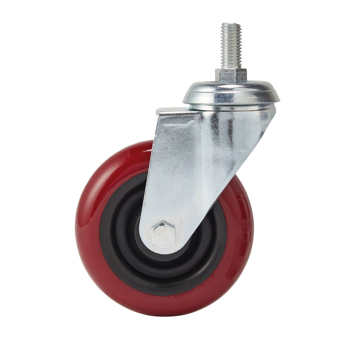 Draper Swivel Bolt Fixing Polyurethane Wheel 100mm Diameter S.W.L. 125kg 65520  White Rose Tools