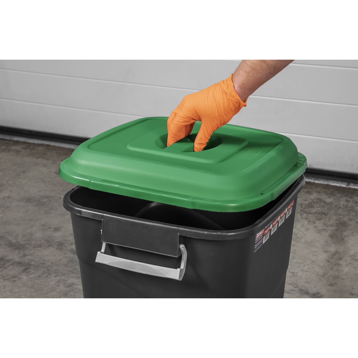 Sealey Refuse/Storage Bin 50L - Green