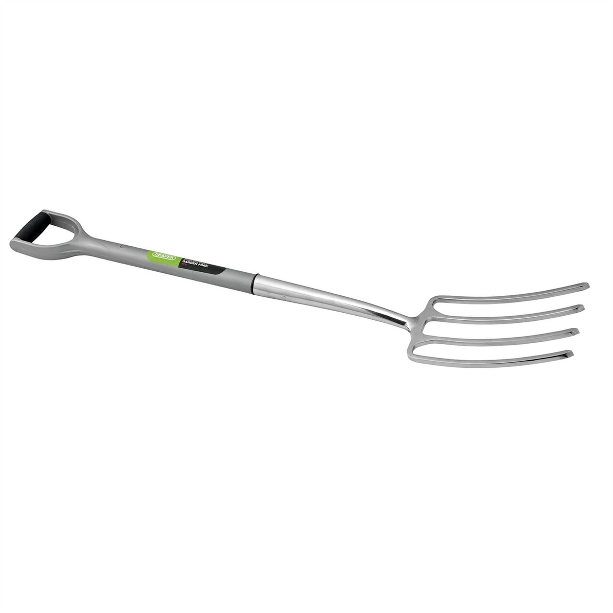Draper Extra Long Stainless Steel Garden Fork with Soft Grip 83753  White Rose Tools