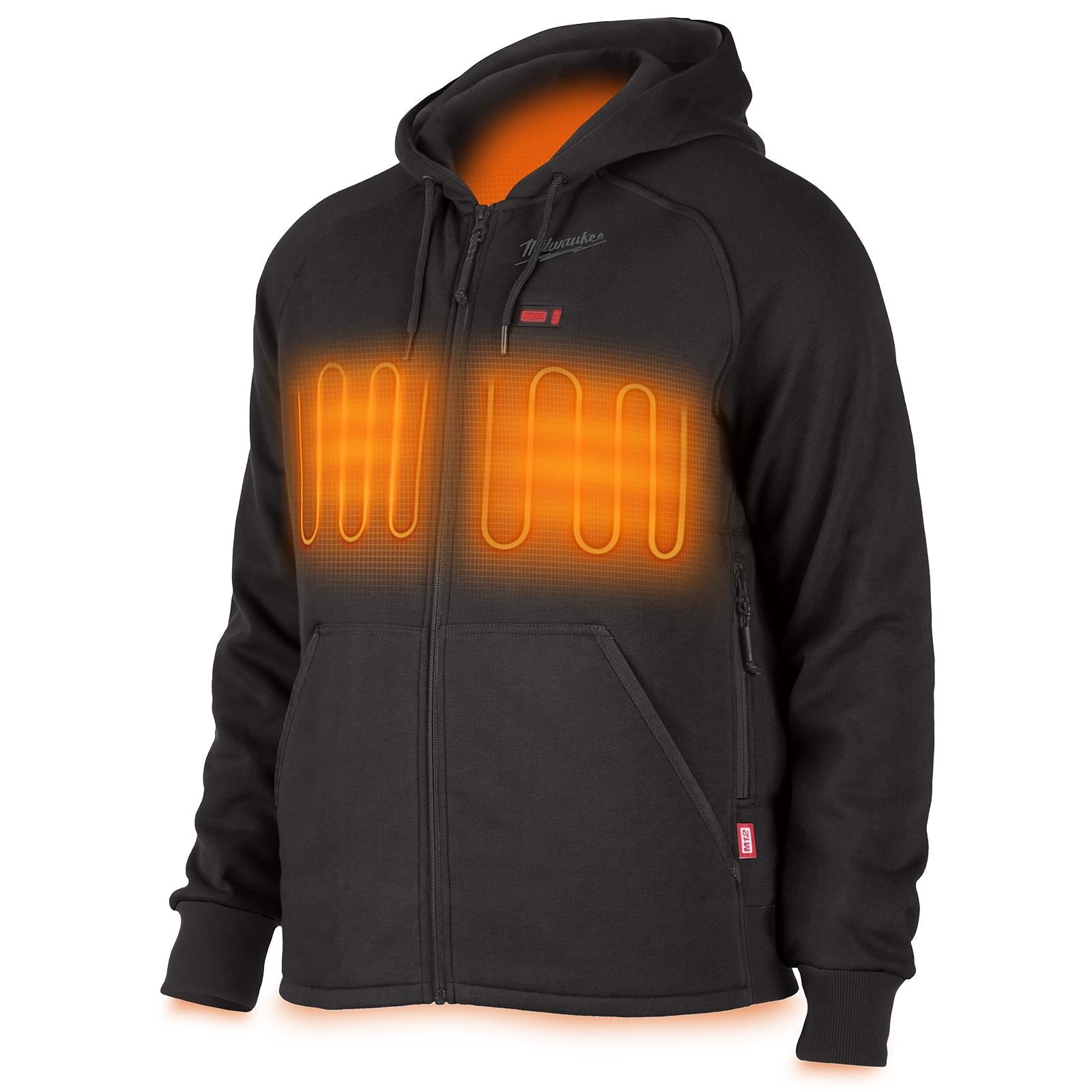 Milwaukee M12 Heated Hoodie Black Bare Unit M12HHBL4-0 