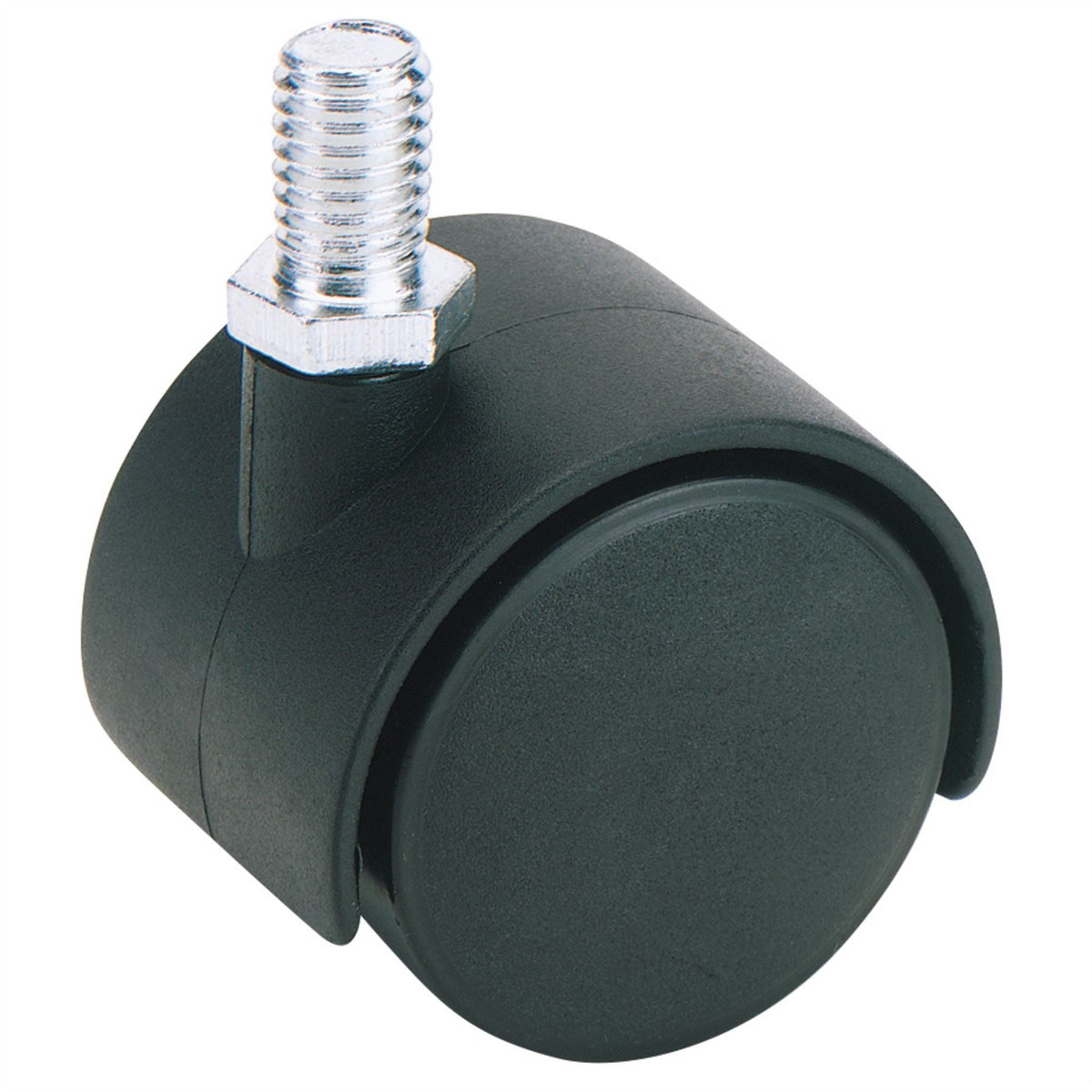 Draper Twin Nylon Bolt Castor 40mm Diameter S.W.L. 25kg 65464  White Rose Tools