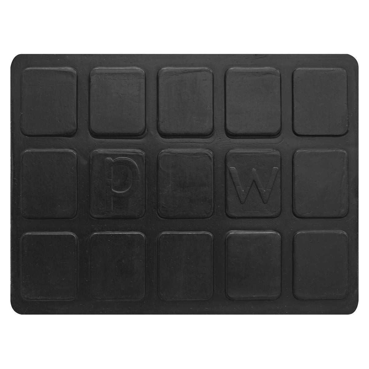 Sealey Rubber Support Block for Viking Jacking Beams 60mm 