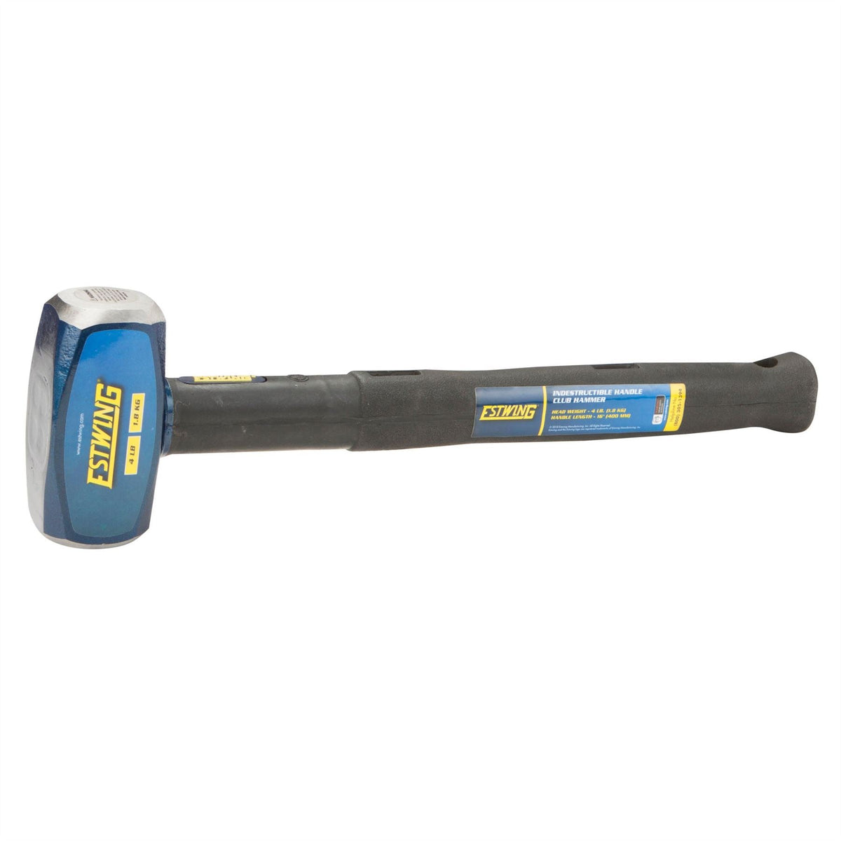 Estwing ECH-416X Indestructible Shaft Club Hammer 1.8kg/4lb 400mm 31326  White Rose Tools