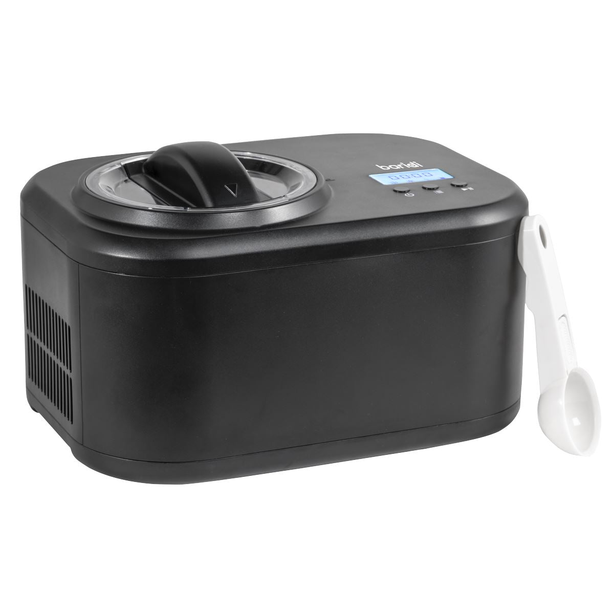 Baridi Automatic Churning Ice Cream Machine 1L - Black 
