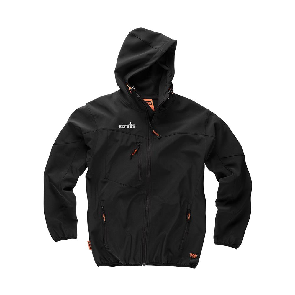 Scruffs Worker Softshell Jacket Black - Choose Size