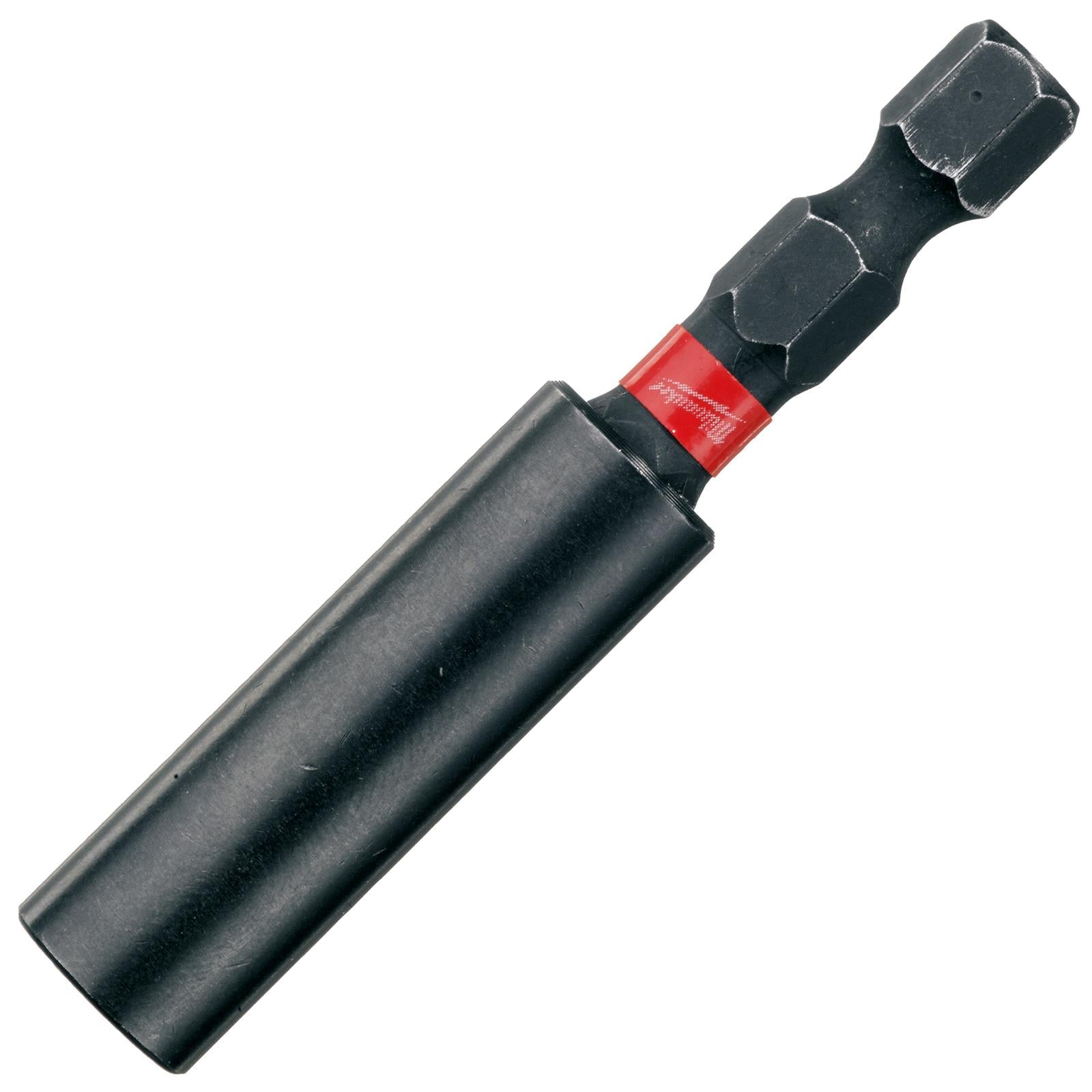 Milwaukee Magnetic Bit Holder 60mm Shockwave Impact Duty 1/4" Hex Shank 2 Pack 