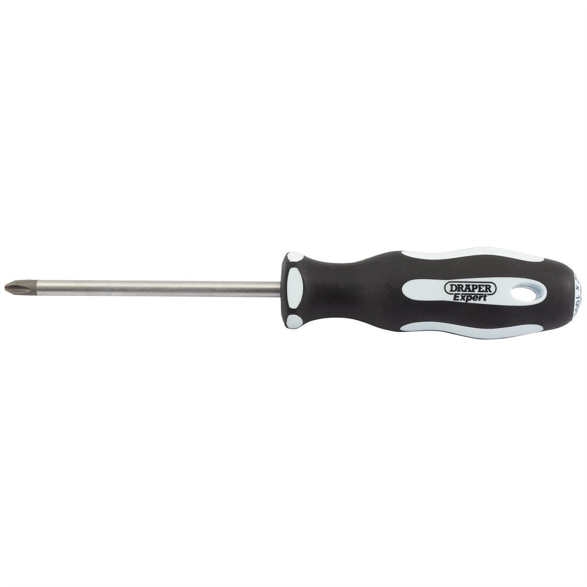 Draper Expert Cross Slot Soft Grip Screwdriver No.2 x 100mm 34992  White Rose Tools