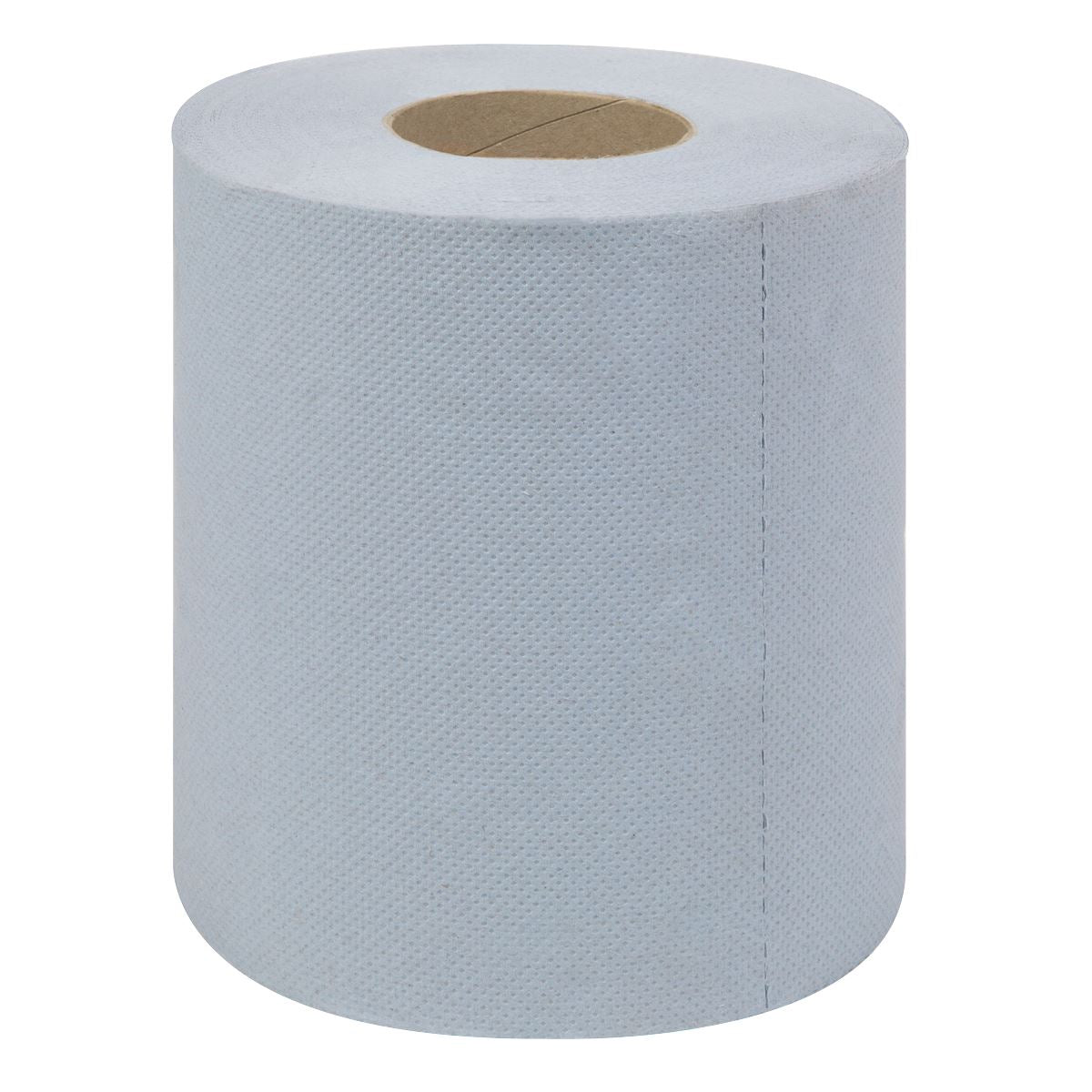 Sealey Blue Embossed 2-Ply Paper Roll 60m - Pack of 6
