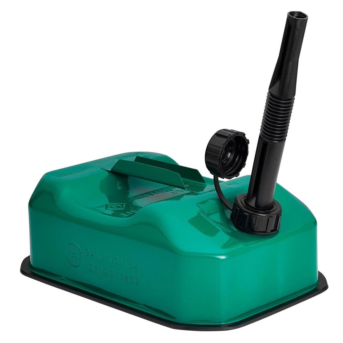 Draper Flat Steel Fuel Can 5L Green 31787  White Rose Tools