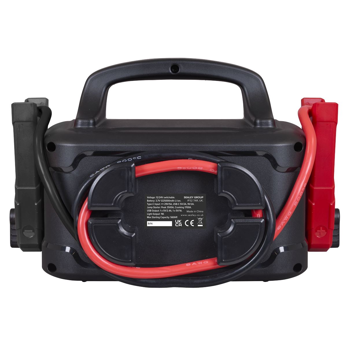Sealey 3500A 12/24V Lithium Jump Starter Power Pack 