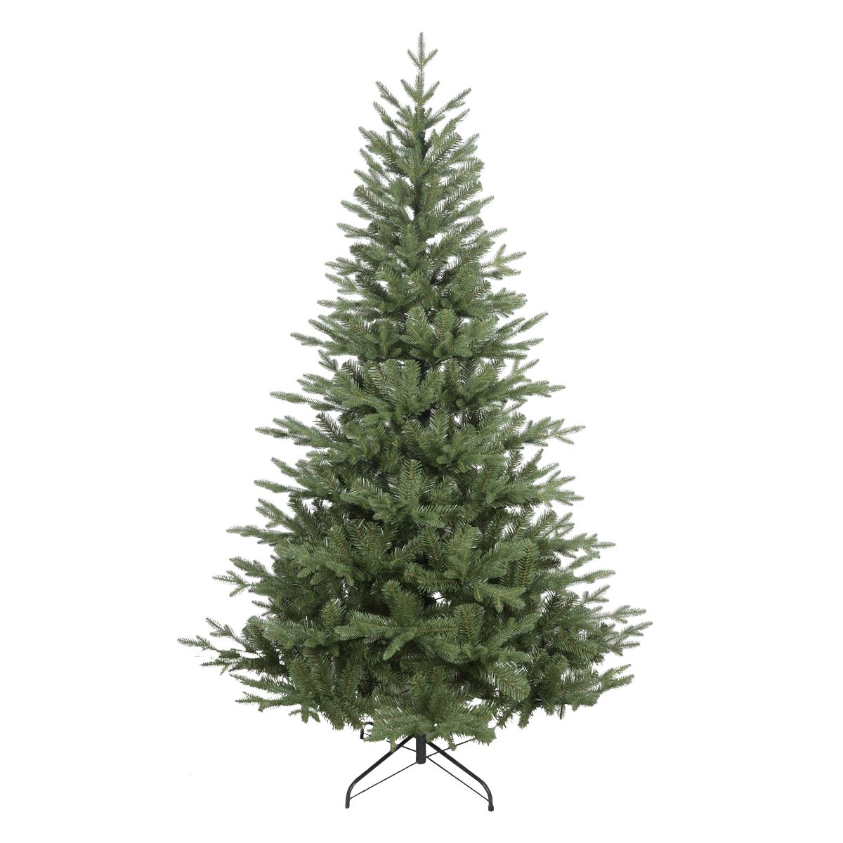 Dellonda Artificial 6ft/180cm Hinged Christmas Tree with 1000+ PE/PVC Tips - DH45