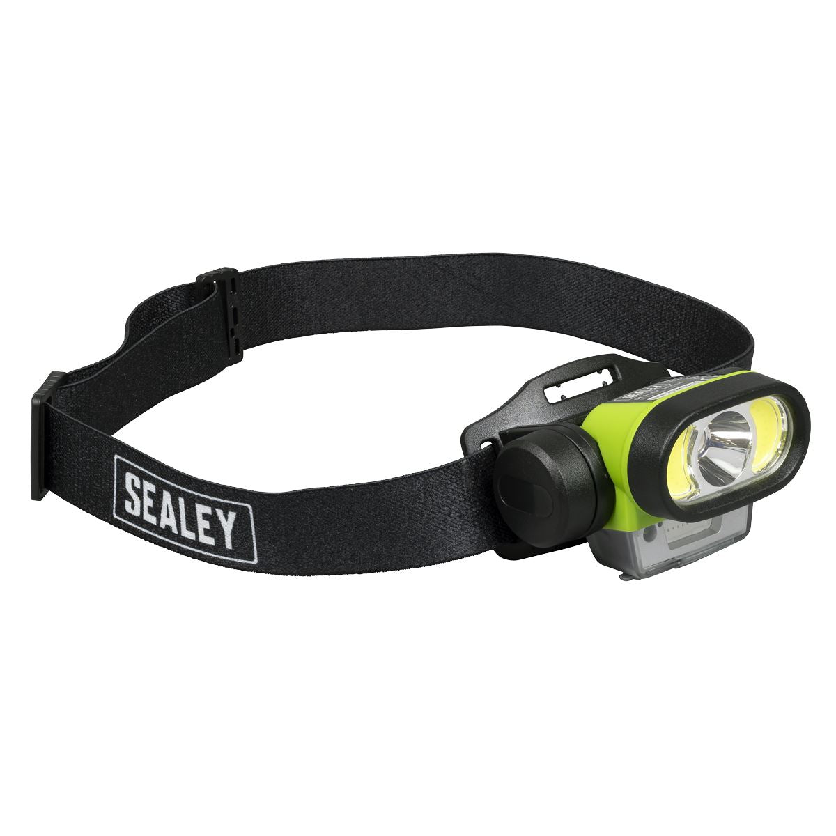 Sealey Rechargeable Head Torch with Auto-Sensor 5W & 3W COB LED 