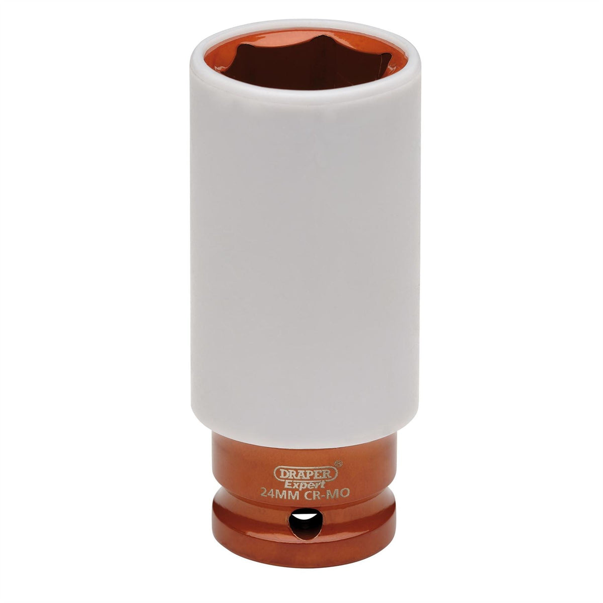 Draper HI-TORQ® Wheel Nut Socket for Alloy Wheels 1/2" Sq. Dr.  (24mm) 83059  White Rose Tools