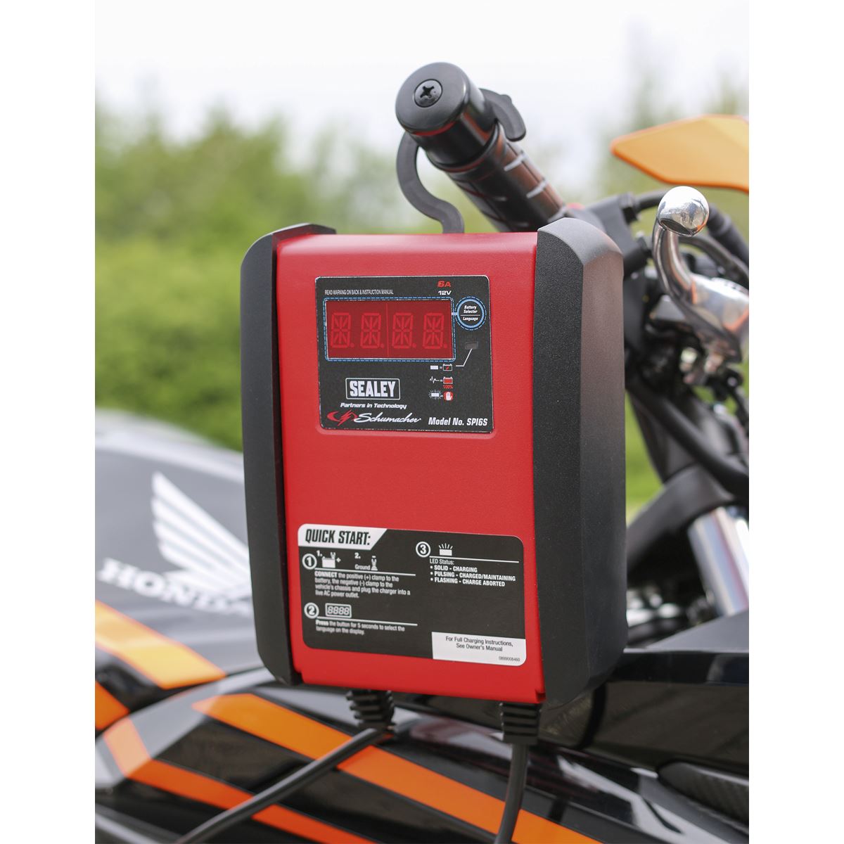 Sealey Intelligent Speed Charge Battery Charger/Maintainer 6A 12V 