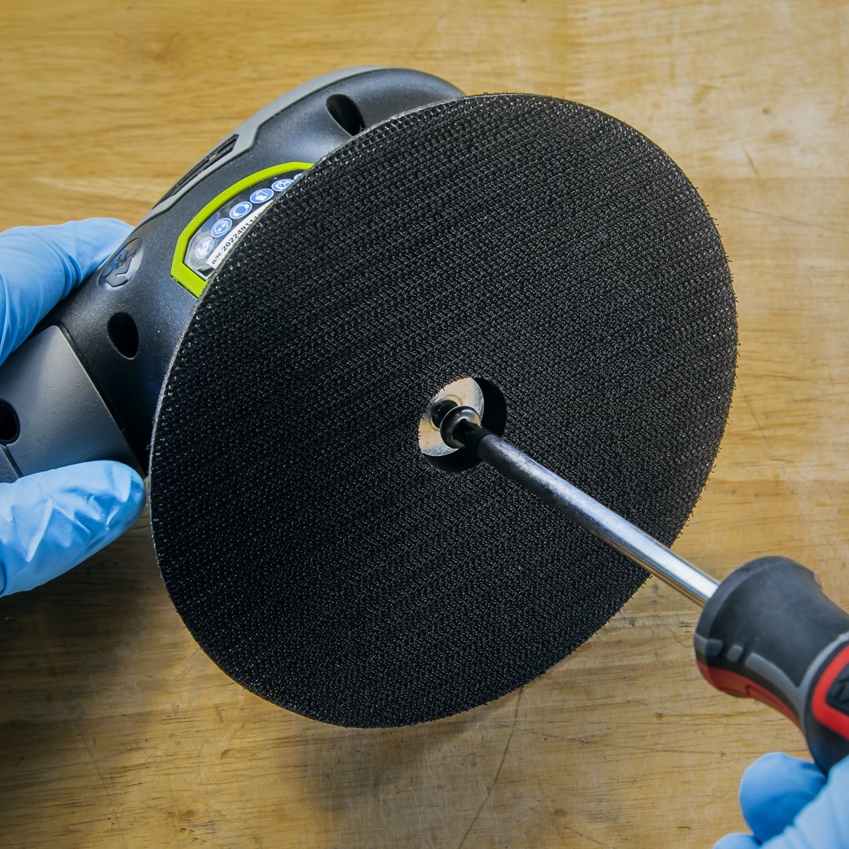Sealey Hook-and-Loop Backing Pad - M6 Ø150mm 