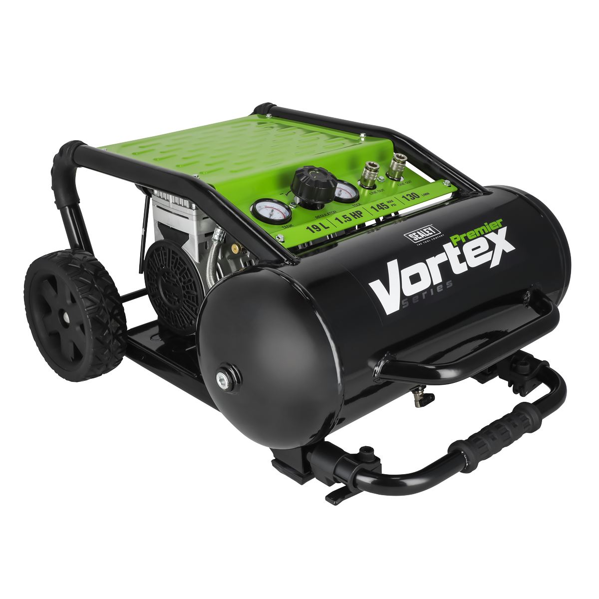 Sealey 19L Oil Free Direct Drive Air Compressor 1.5hp  White Rose Tools