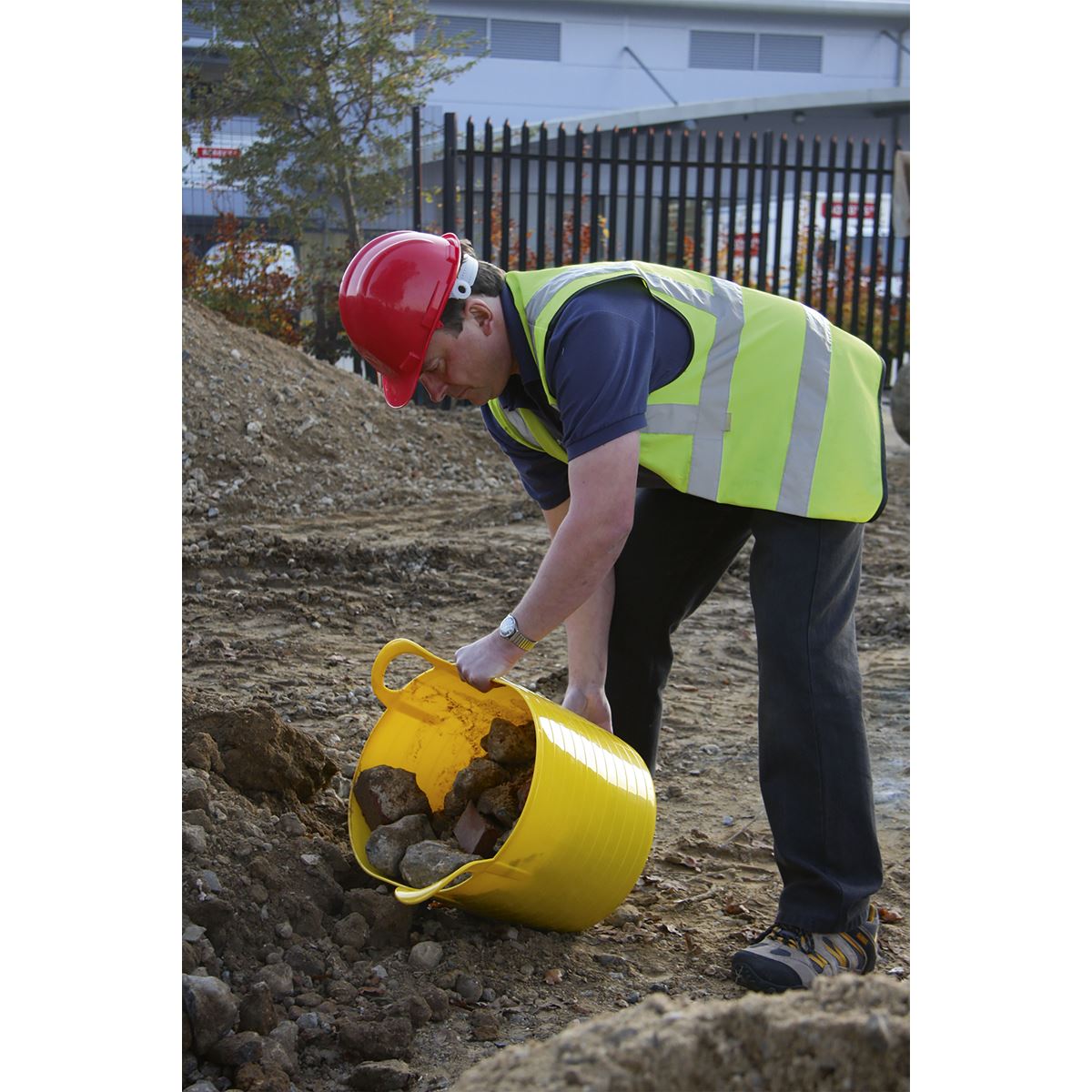 Sealey Heavy-Duty Flexi Tub 40L - Yellow