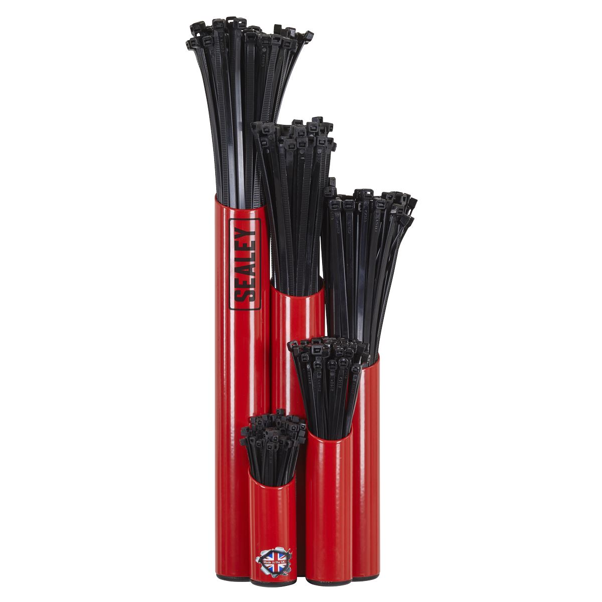 Sealey Large Magnetic Cable Tie Holder - Red  White Rose Tools