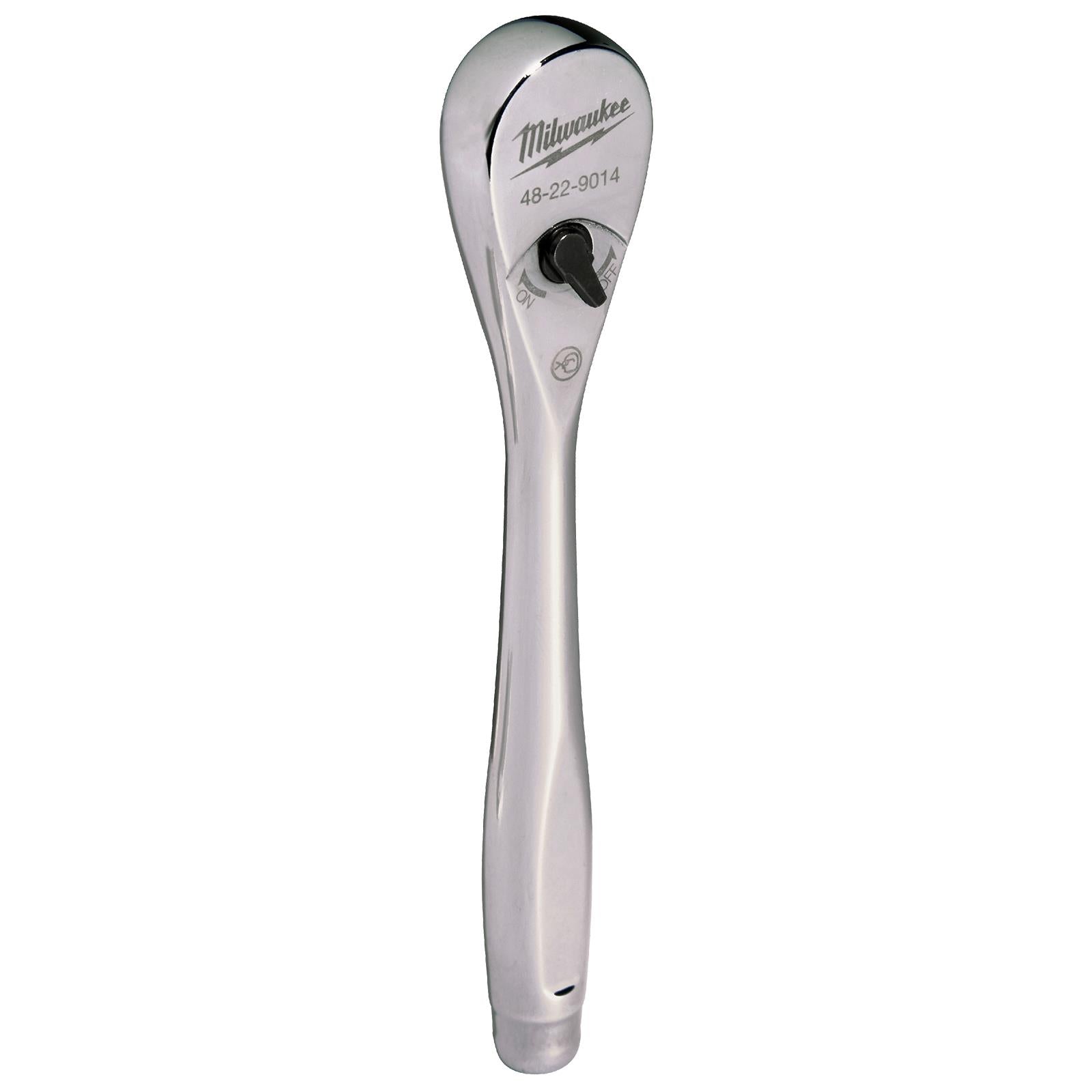 Milwaukee Socket Ratchet Wrench 1/4" Drive 90 Tooth 152mm 