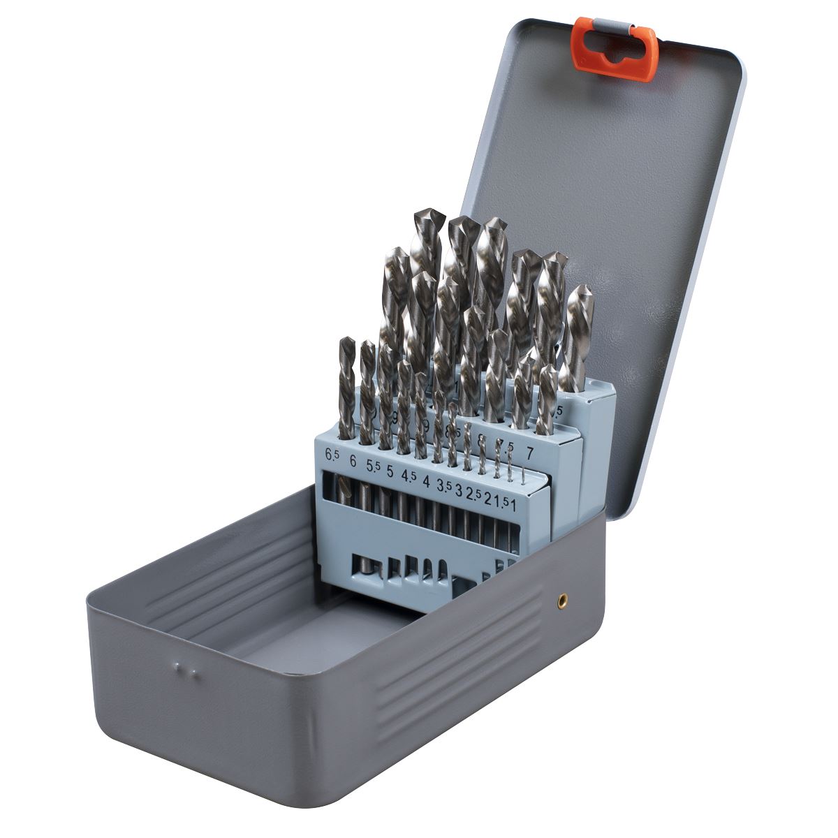 Sealey Left-Hand Spiral Drill Bit Set 25pc