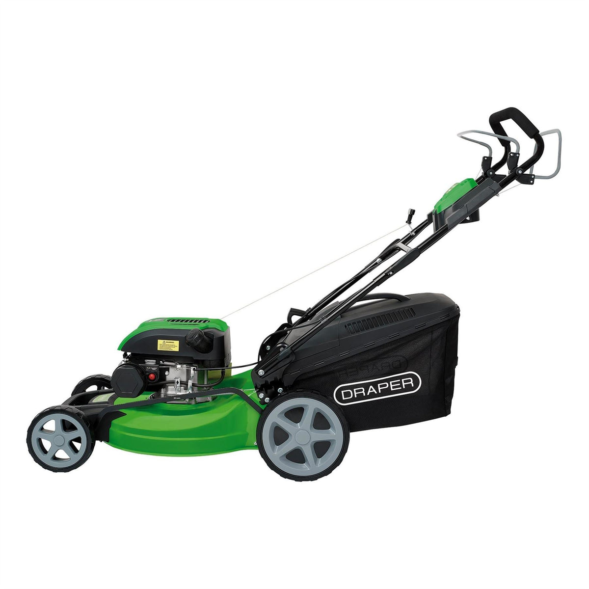 Draper Self-Propelled Petrol Lawn Mower 508mm 169cc/3.8HP 30276  White Rose Tools