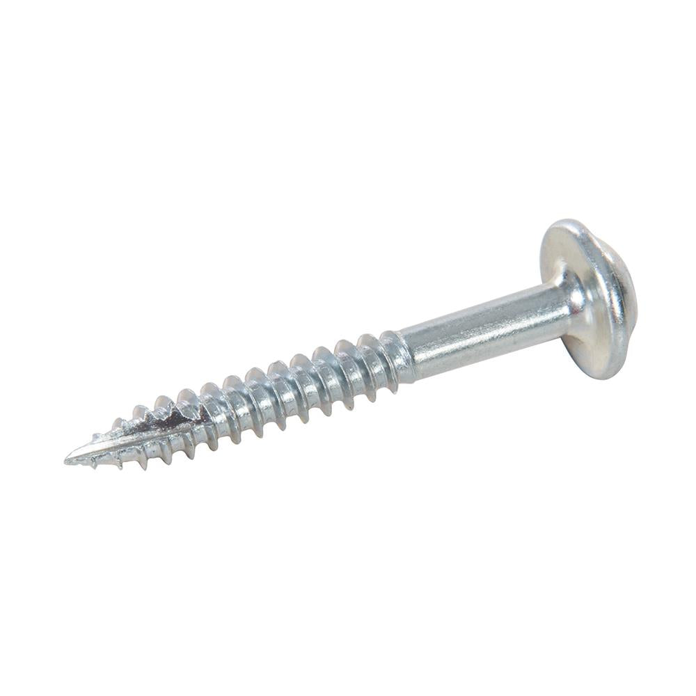 Triton Zinc Pocket-Hole Screws Washer Head Fine P/HF 7 x 1-1/4" 500pk 693383