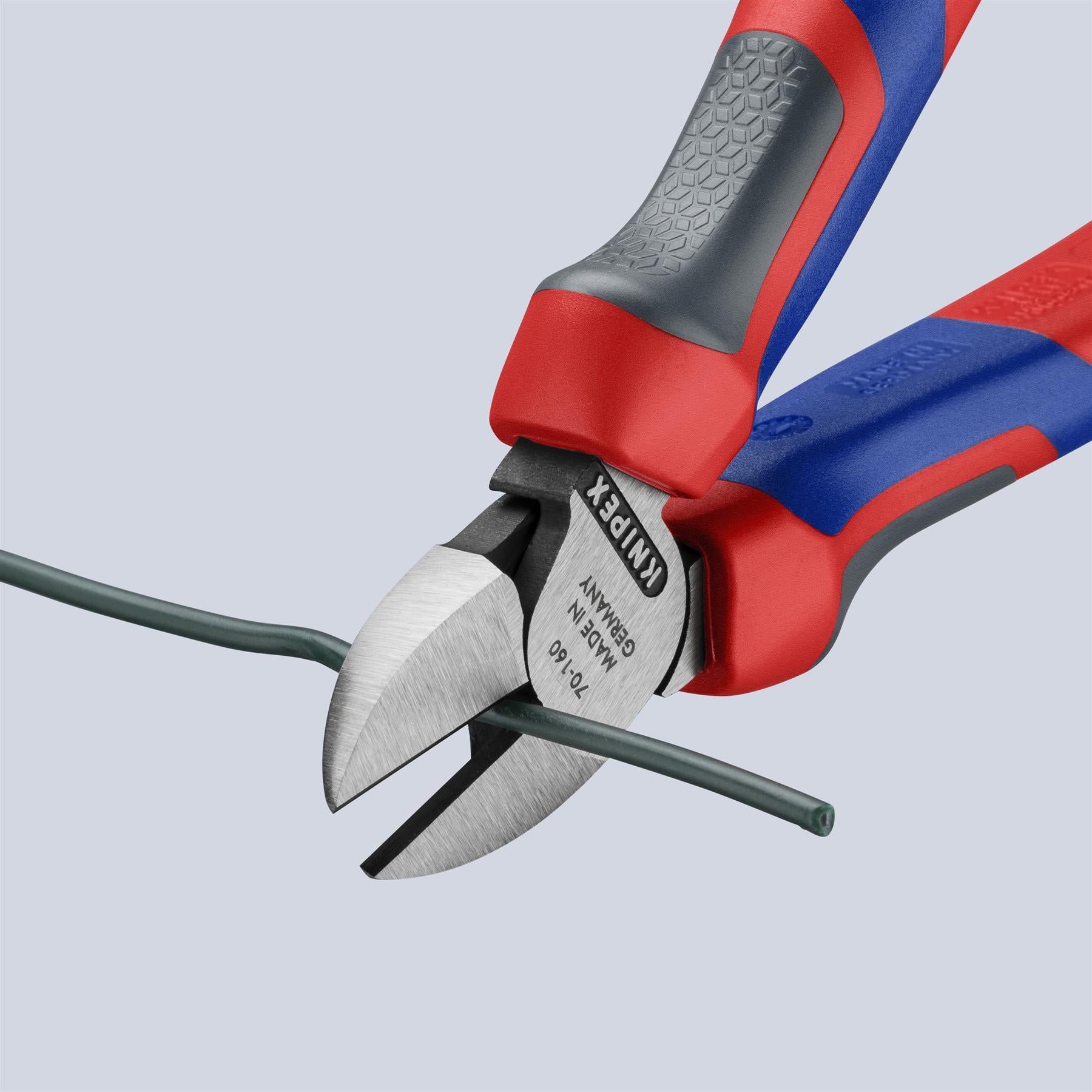 KNIPEX Diagonal Side Cutting Pliers Snips 160mm with Comfort Handles 70 02 160