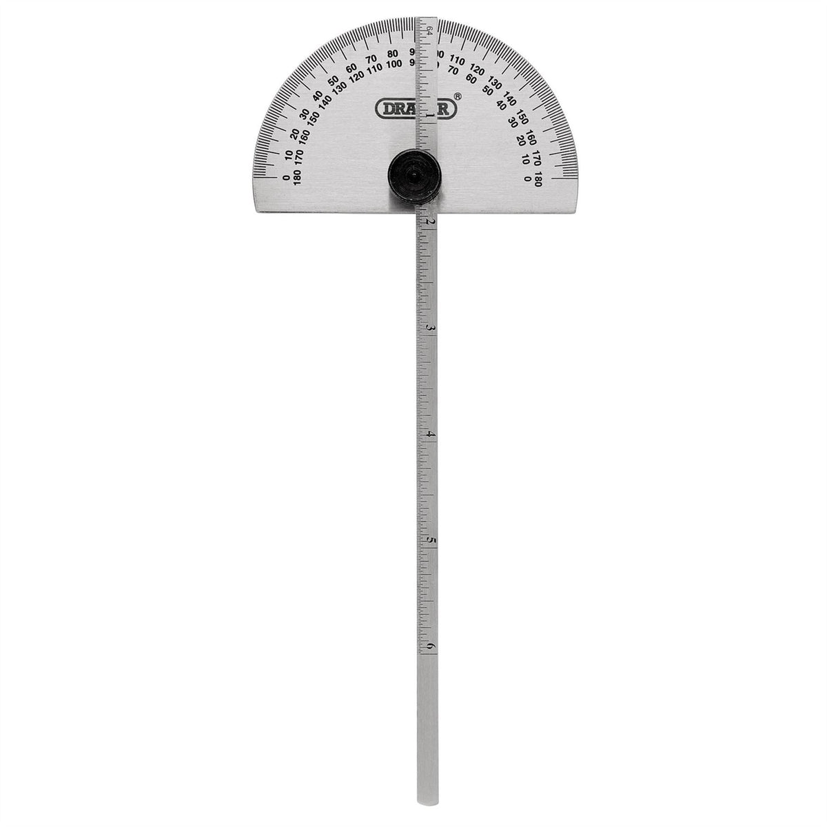 Draper Protractor with Depth Gauge 37342  White Rose Tools