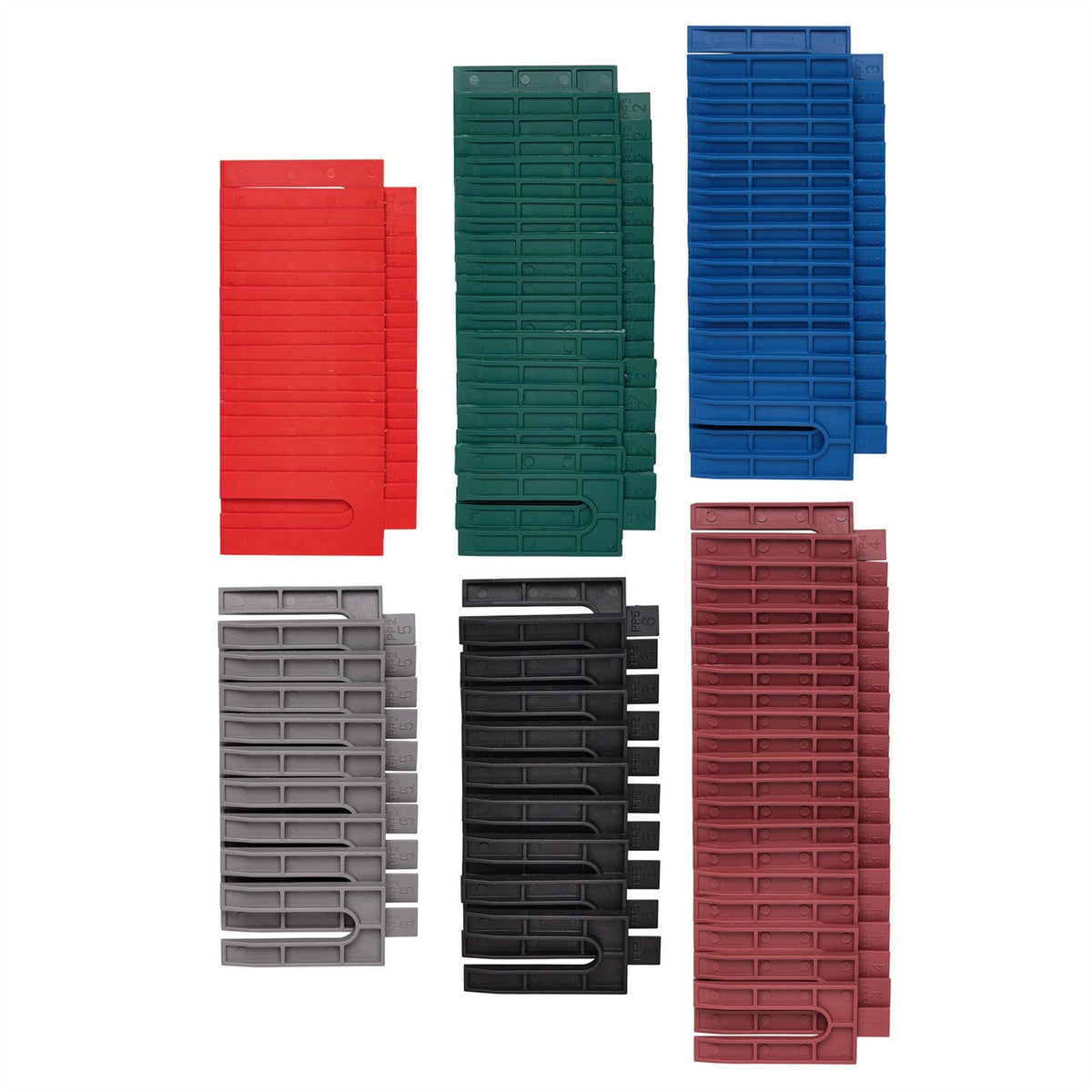Draper Assorted Plastic Frame Packers (Pack of 100) 44006  White Rose Tools