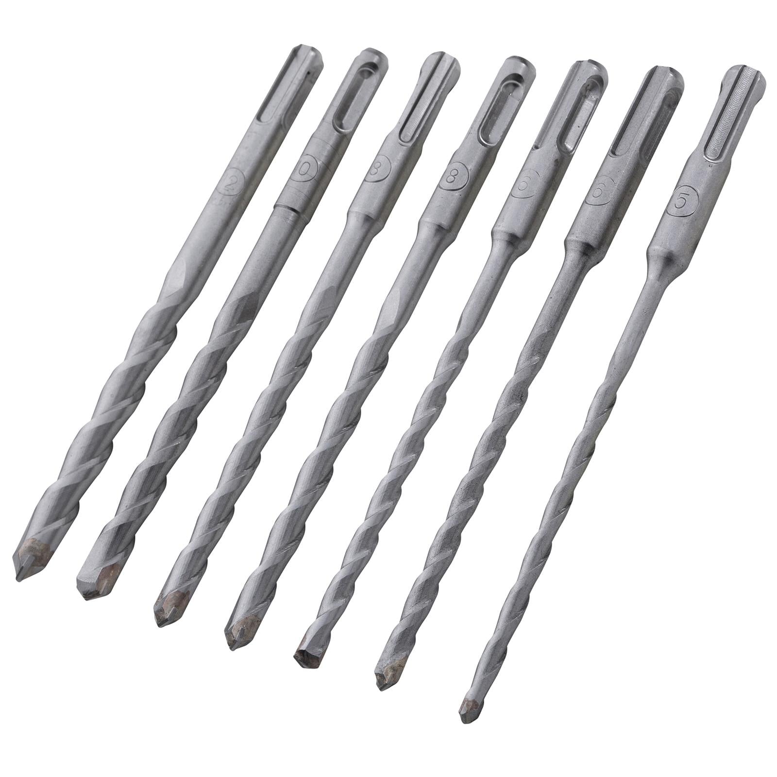 BlueSpot SDS Plus Drill Bit Set 7 Piece 5-12mm 160mm 