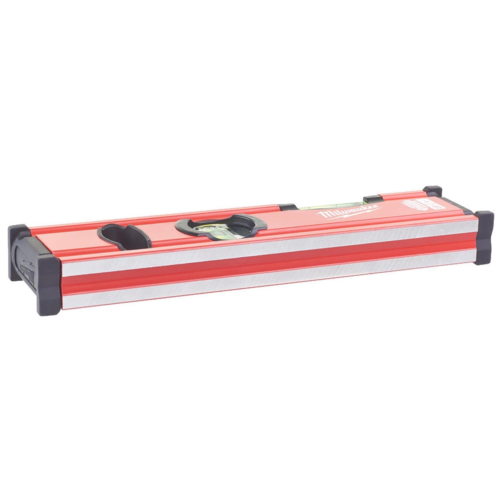 Milwaukee 20cm Spirit Level Slim Box Shockproof Measuring 2 Vial Precision Milled  White Rose Tools