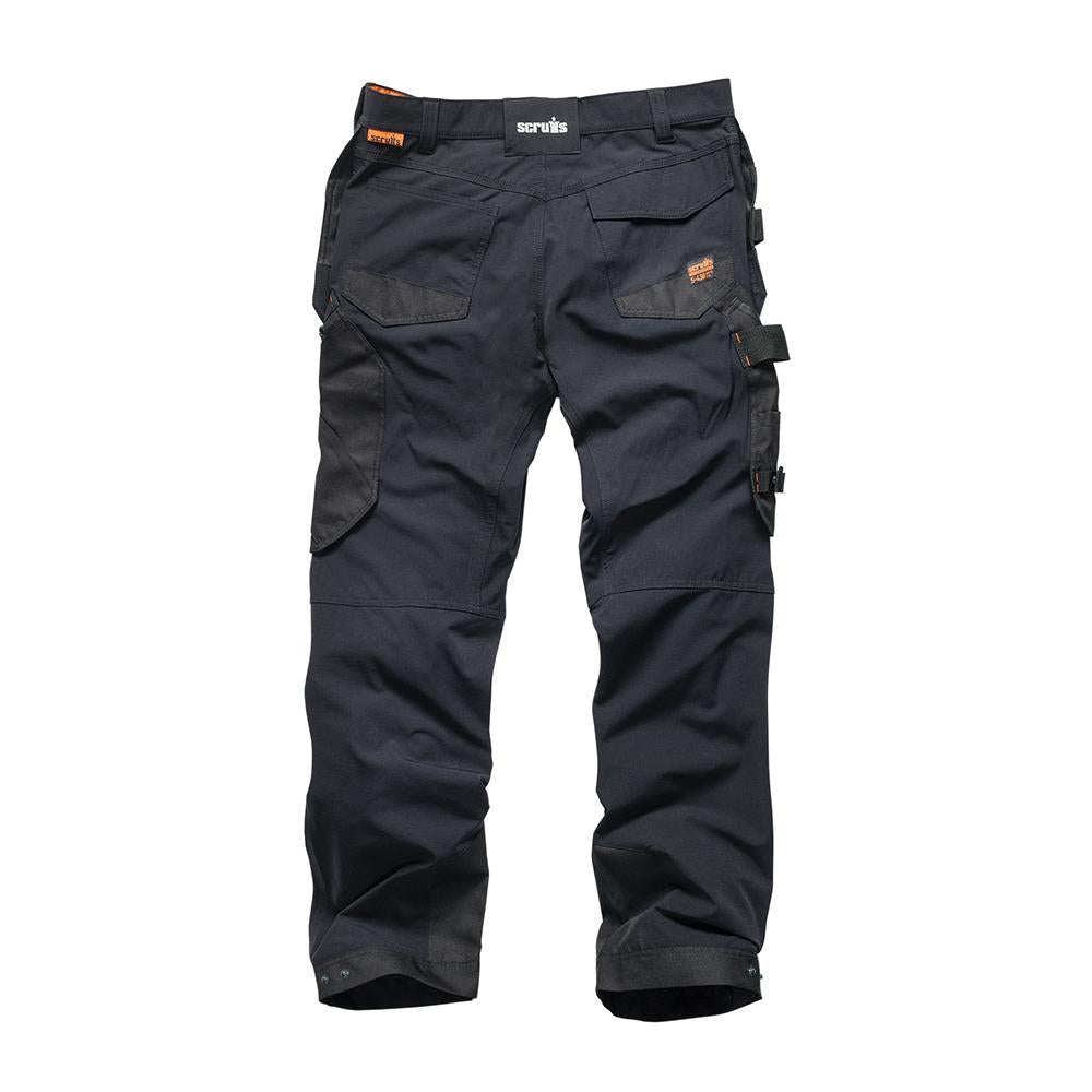 Scruffs Pro Flex Plus Holster Trousers Black - Choose Size