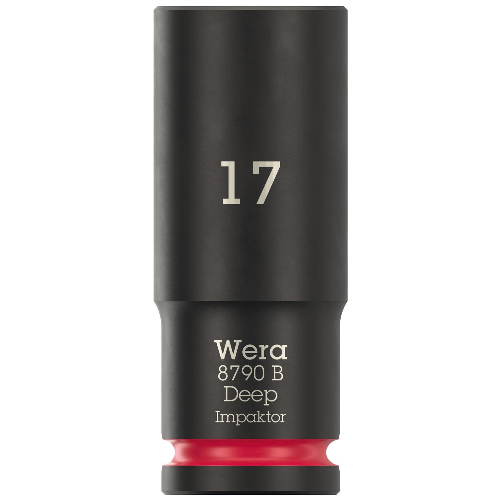 Wera Impact Socket Deep 3/8" Drive 8790 B Impaktor Metric Imperial - Choose Size  White Rose Tools