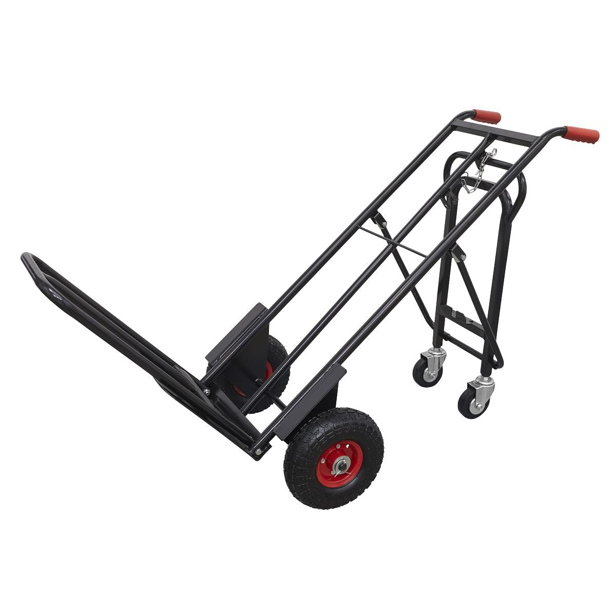 Sealey Premier Heavy-Duty 3-in-1 Sack Truck with PU Tyres 300kg Capacity