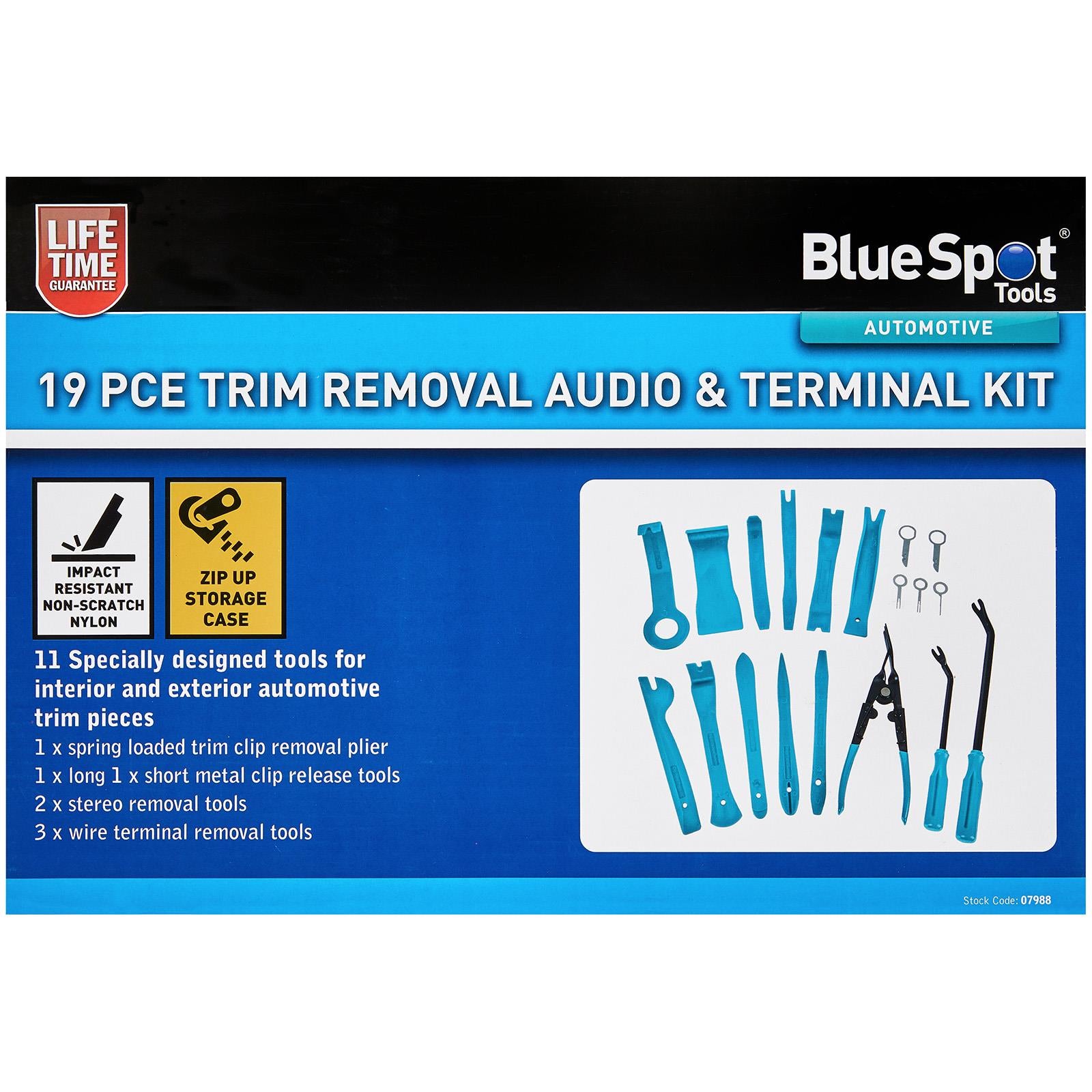 BlueSpot Trim Removal Audio And Terminal Kit 19 Piece