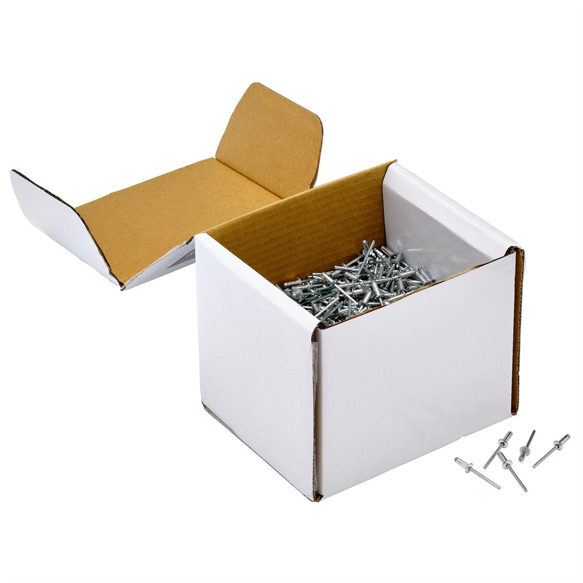 Draper Blind Rivets 4.0 x 10.2mm (Tub of 1200) 37658  White Rose Tools