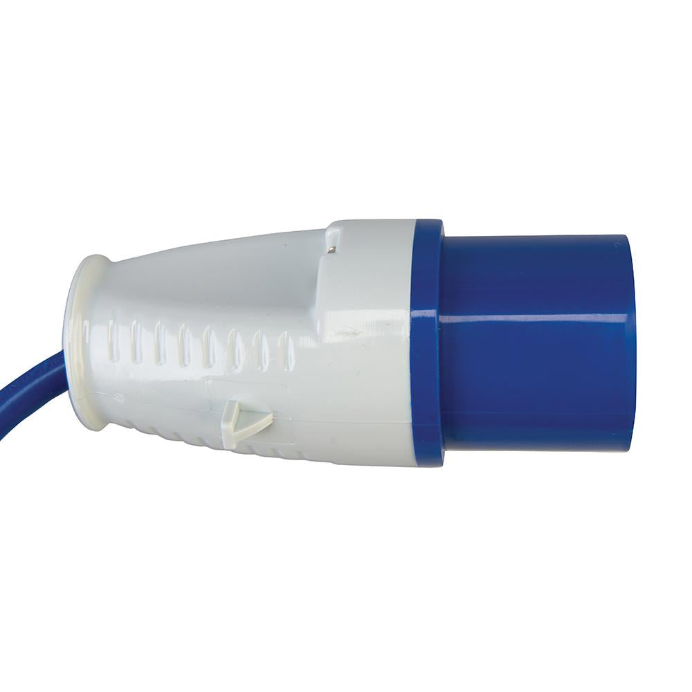 Defender 230V Fly Lead Converter 16A Plug to 13A Socket Caravan Generator