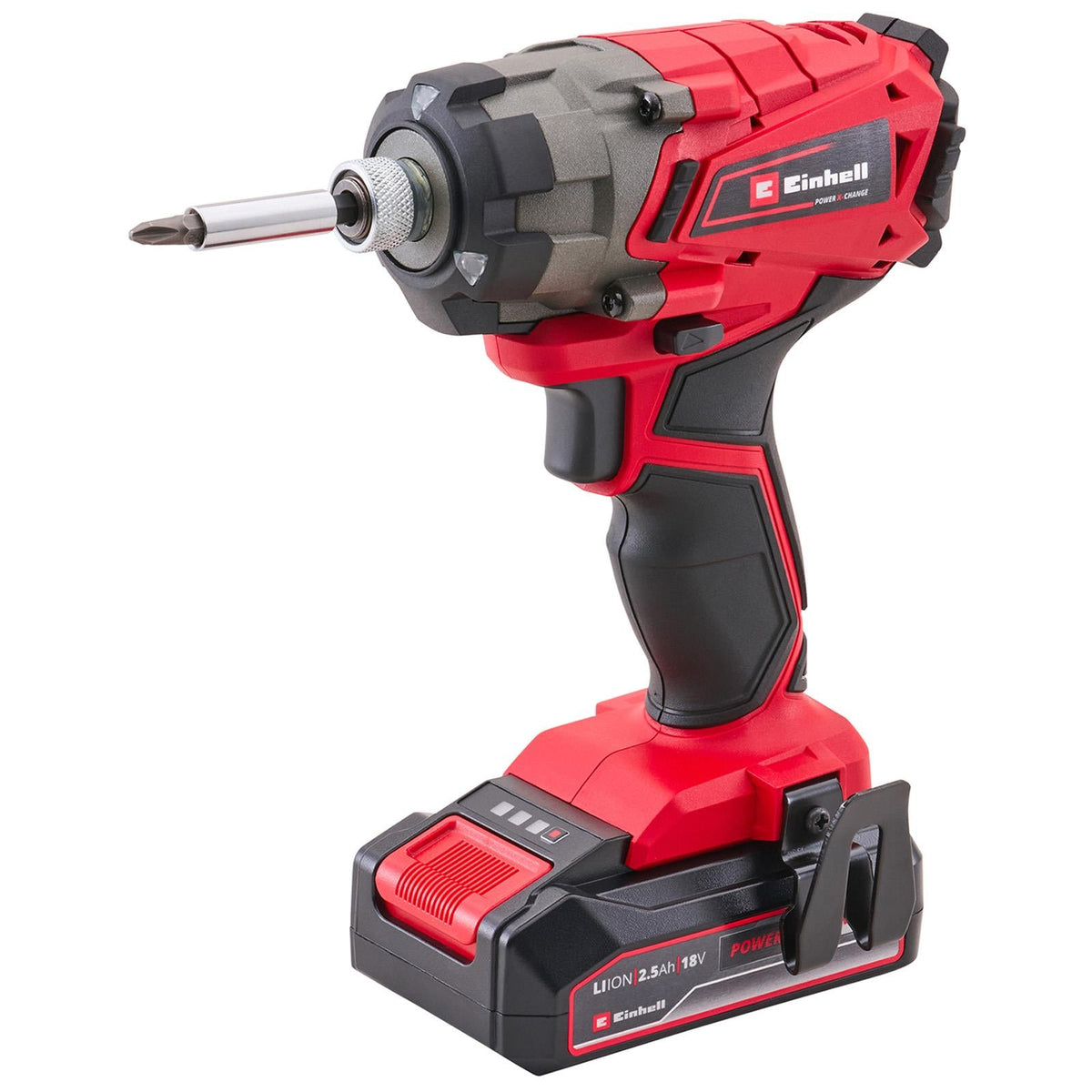 Einhell 18V Impact Driver Kit with 1 x 2.5Ah Li-ion Battery  White Rose Tools