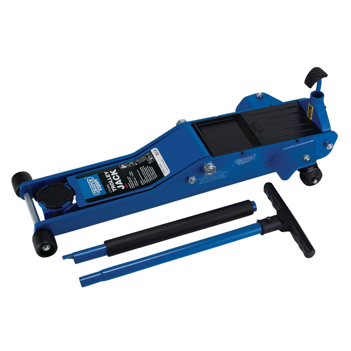 Draper Expert Low Profile Trolley Jack 2 Tonne 24295  White Rose Tools