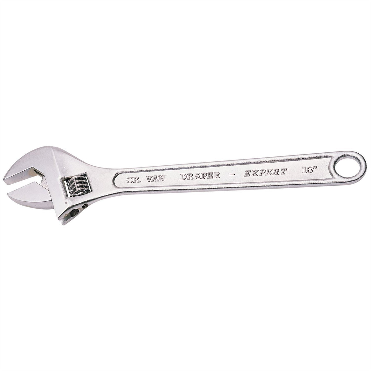 Draper Expert Crescent-Type Adjustable Wrench 450mm 52mm 71544  White Rose Tools