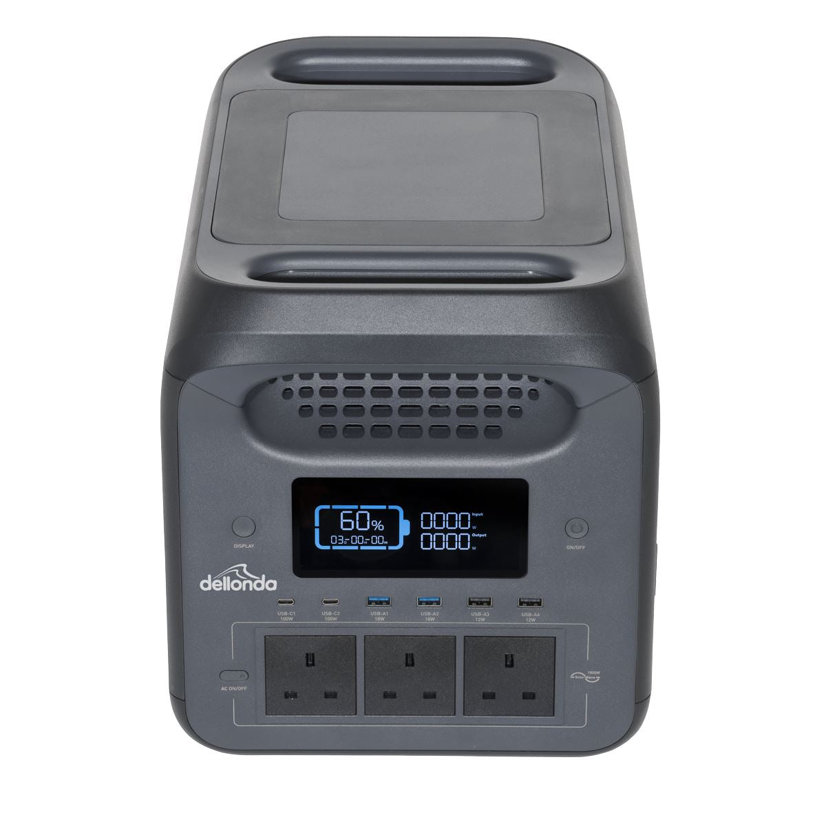 Dellonda Portable Power Station 1800W 